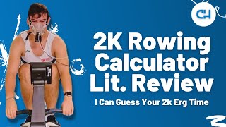What Makes a Fast Rower I Can Guess Your 2K Time | 2,000m Erg Rowing Calculator