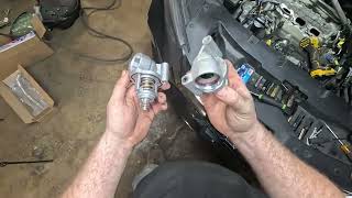 Replacing coolant thermostat on a 2020 Chevy Blazer