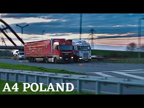 Jak tiry śmigają po A4 zobacz.Autostrada A4 Polska.A4 Highway Poland.#A4#Polska #tir