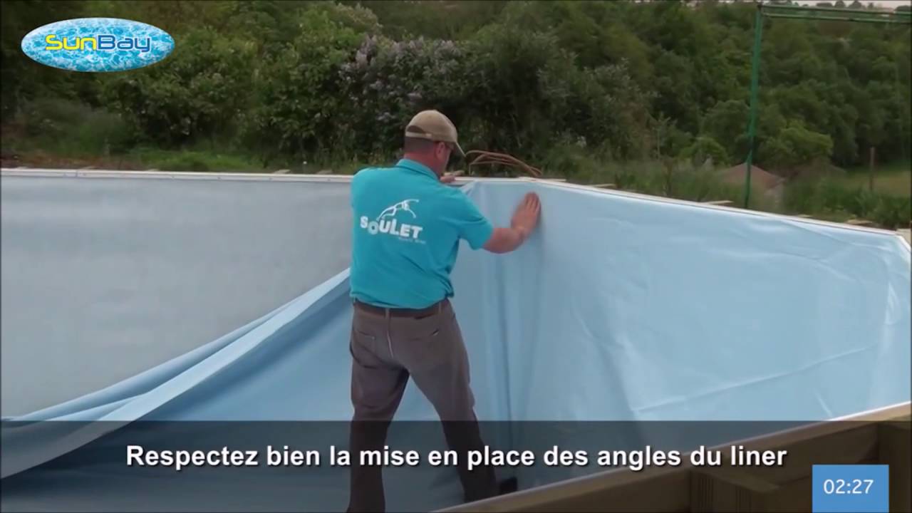 Piscine bois Cannelle 5,51 x 3,51 x h1,19m liner bleu Piscine bois Cannelle 5,51 x 3,51 x h1,19m liner bleu