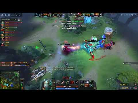 OG.ana blocks N0tail as he gets chased by SD illusions in TI9 | Dota 2