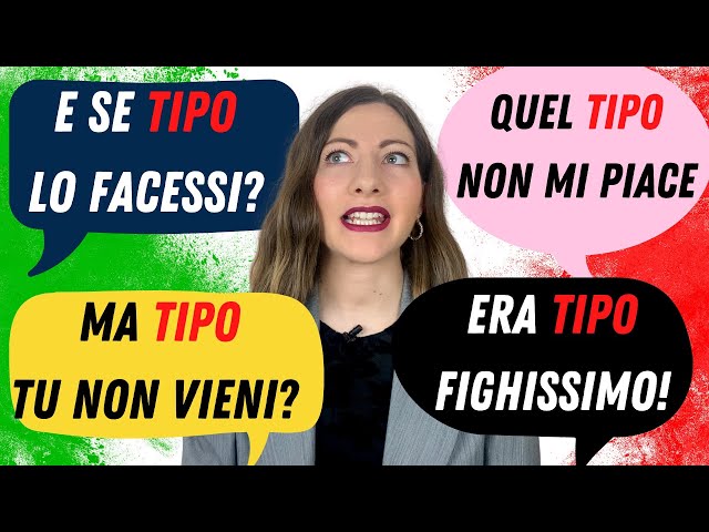 Pronúncia de vídeo de tipo em Italiano