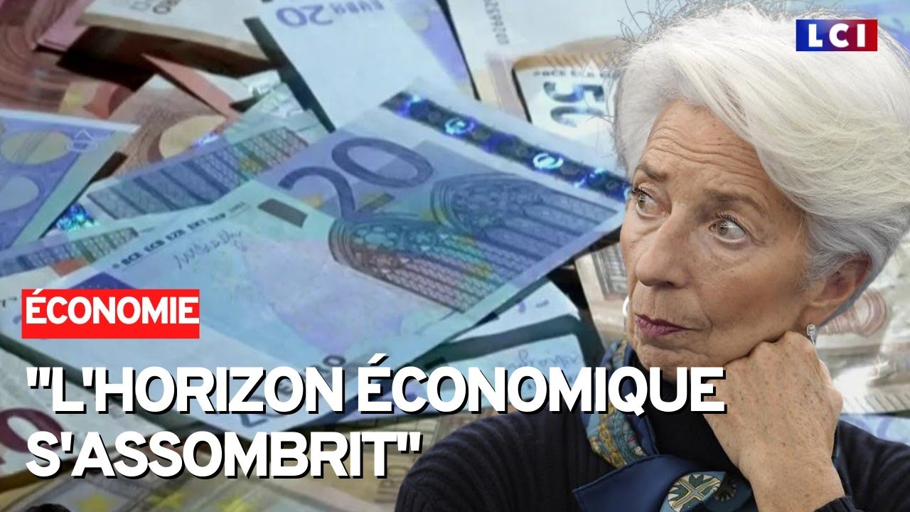 "L'horizon économique s'assombrit" en zone euro C. Lagarde