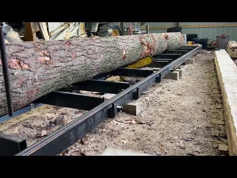 Homemade/DIY Hydraulic Log Roller on TimberKing 1200/1220 Sawmill