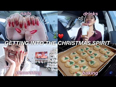 GETTING INTO THE CHRISTMAS SPIRIT🎄♥️ | decorating, baking, & more!!