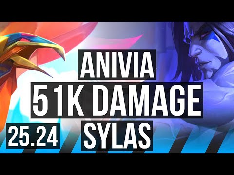 ANIVIA vs SYLAS (MID) | 51K damage | EUW Diamond | 25.24