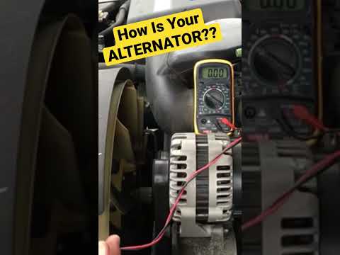 TEST YOUR ALTERNATOR TO MAKE SURE IT’S GOOD. #shorts #youtubeshorts