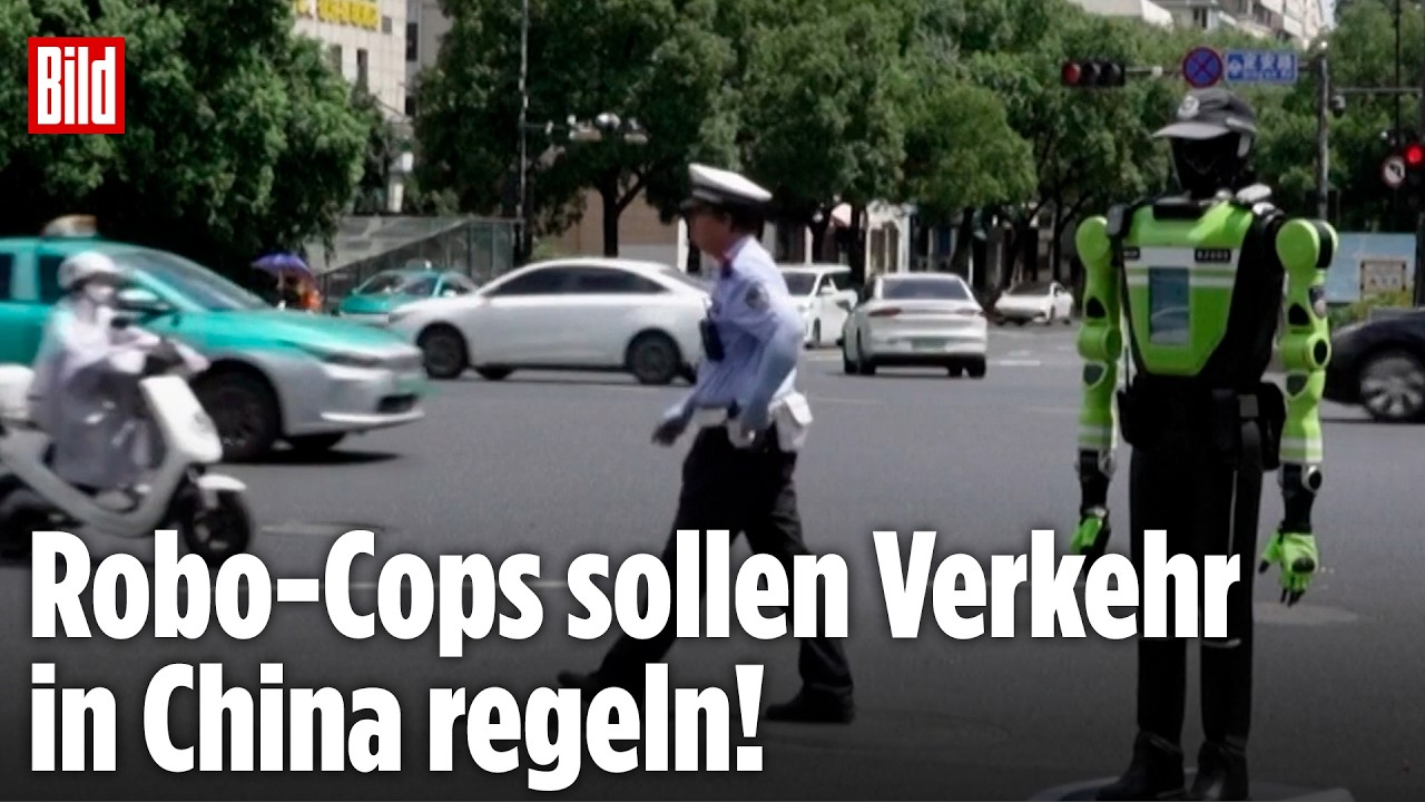 PEKING: Roboter übernimmt Verkehrskontrolle – Zukunft wird Realität!