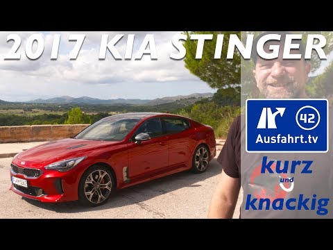 2017 KIA Stinger - Ausfahrt.tv Kurz und Knackig [4K]