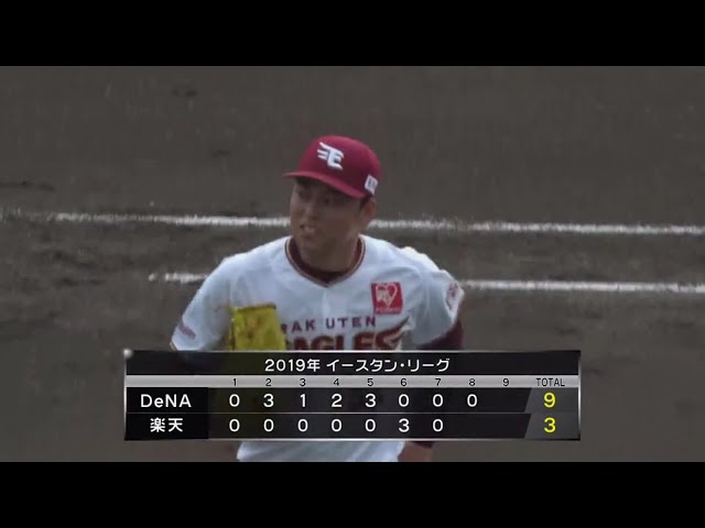 【ファーム】一軍復帰へ確かな手応え!! イーグルス・高梨 3者連続三振!! 2019/8/8 E-DB(ファーム)