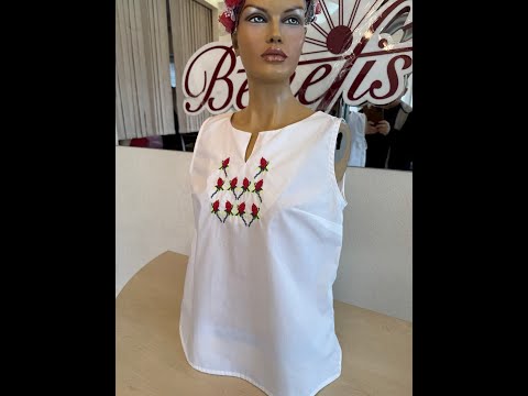 National moldavian blouse J 0234(4598) - video 2