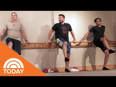 Could Men Survive A Barre Class? We Challenged 3 Dudes To Give It A Try | TODAY