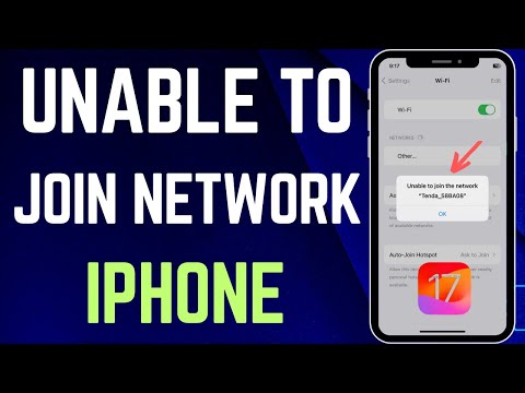 How To Fix Unable To Join The Network On iPhone iOS 17