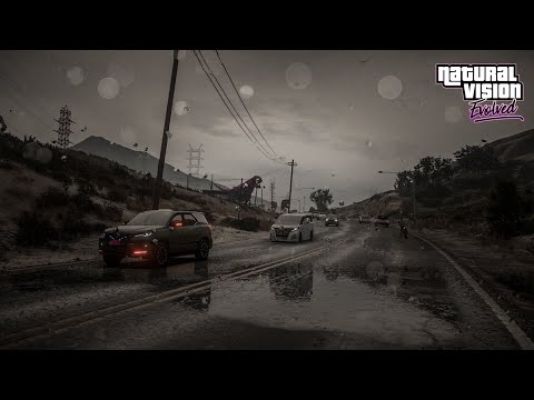 GTA 5  | Fortuner TRD kawal Alphard ke Base Militer | ASMR Thunder | Quantv Graphic