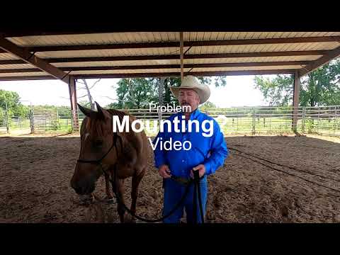 My horse won't stand still so I can mount.