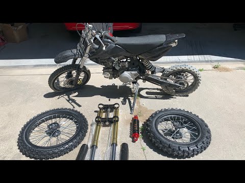 Ssr 125 OVERHAUL | big wheel kit and new suspension