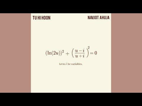 Navjot Ahuja - Tu Hi Hoon (Official Audio)