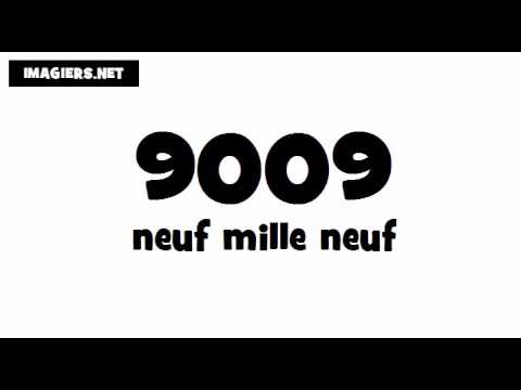 How to pronounce 9009 in French