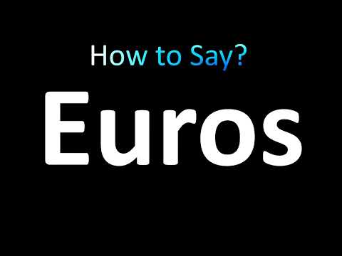 How to Pronounce Euros (CORRECTLY!)