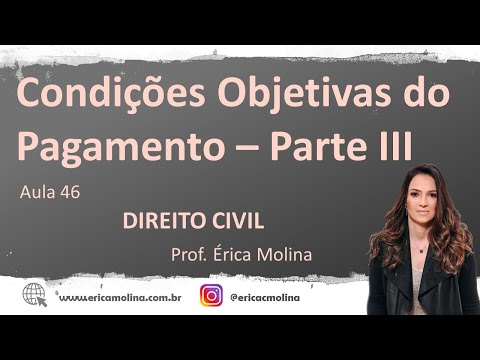 CLASS 46 - OBJECTIVE PAYMENT CONDITIONS - PART III