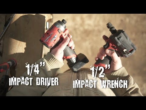 Milwaukee M12 impact driver vs impact wrench