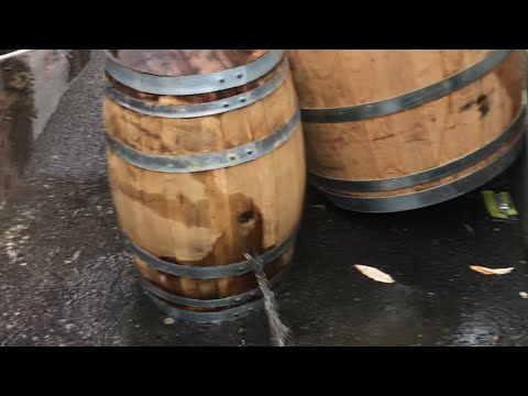 Flushing and Seasoning our English Whisky Barrels at our London Distillery Sept 2022