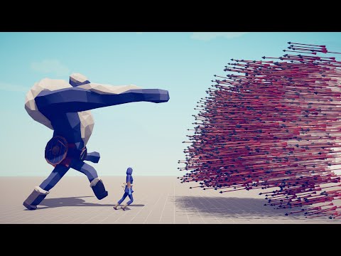 ICE GIANT & PEASANT vs EVERY GOD - Totally Accurate Battle Simulator TABS