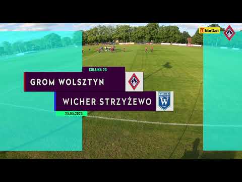 Grom Wolsztyn 3-2 Wicher Strzyżewo (25.05.2023) [wszystkie bramki]