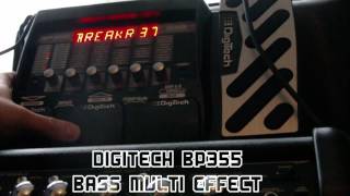 Video thumbnail for Digitech BP355 Bass Guitar Multi Effects Demo by David Dexter