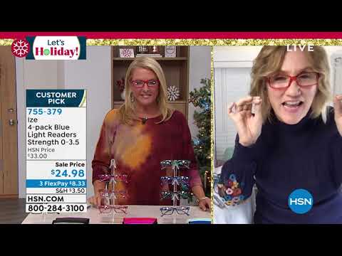 Ize 4pack Blue Light Readers Strength 03.5