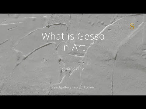 Gesso Explained: The Foundation of Great Art | Seed Gallery #glossary #art #artist #history #shorts