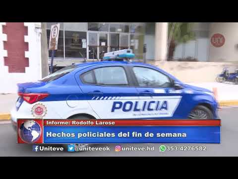 Hechos policiales del fin de semana