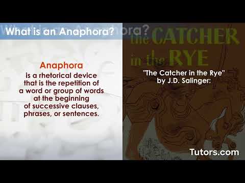 Anaphora | Definition, Purpose, and Examples