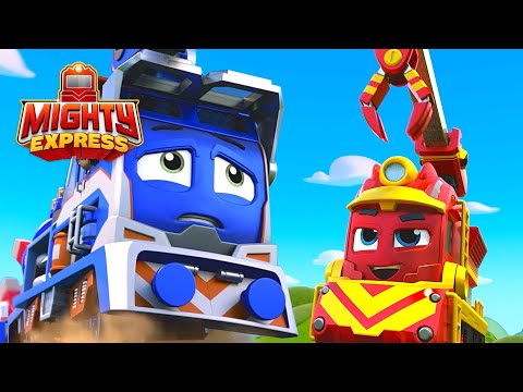 Nate Rescues Milo and Nico | Mighty Express Clips | Cartoons for Kids