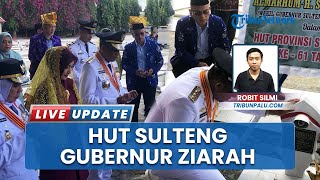 Gubernur Anwar Hafid Ziarah ke Makam Gubernur & Wagub Terdahulu dalam Rangka HUT ke-61 Sulteng