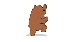 Walking bear GIF...