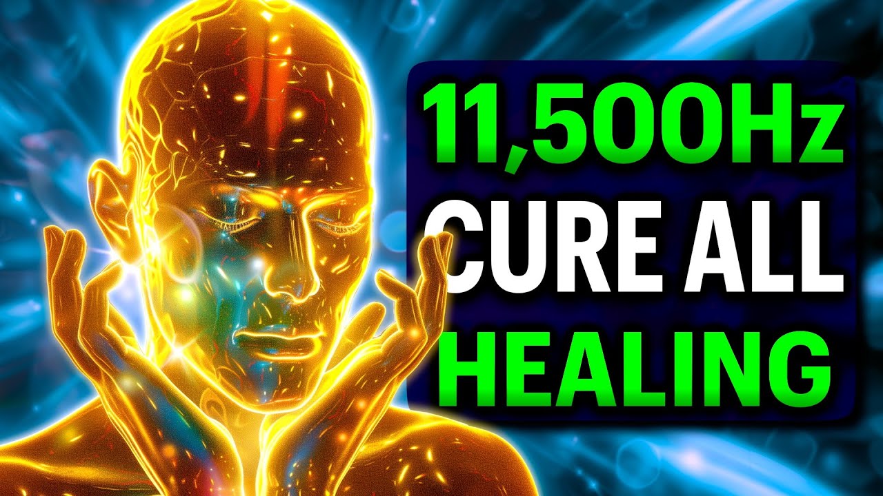 YOU CAN CURE ALL ➤ 11,500Hz + 528Hz + 432Hz Healing Frequency Music for Deep Sleep & Relaxation