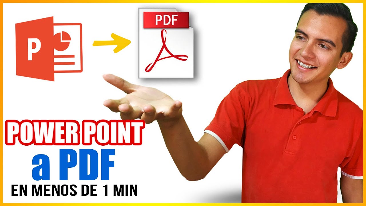 ✅ CONVERTIR PowerPoint a PDF  (en segundos) ✅ La mejor forma - sin Programas ¡¡Funciona!!