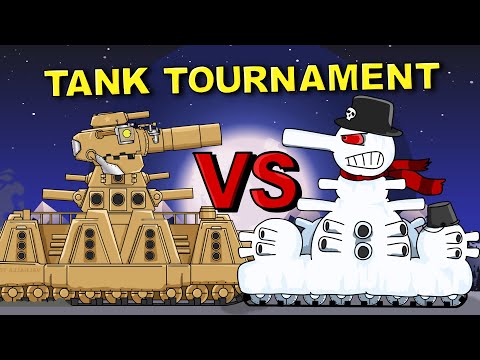 "American KV44 vs Snow Monster" Cartoons about tanks