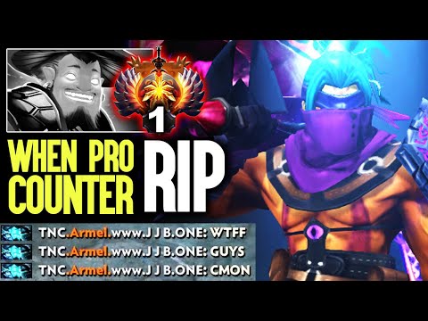 Even Top 1 Couldn't Win When Pro Picks Counter - Comman AntiMage Delete Top 1 MMR Dota 2