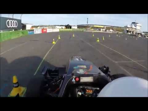 TUfast eb018 1st Place Formula Student Germany AutoX 2018