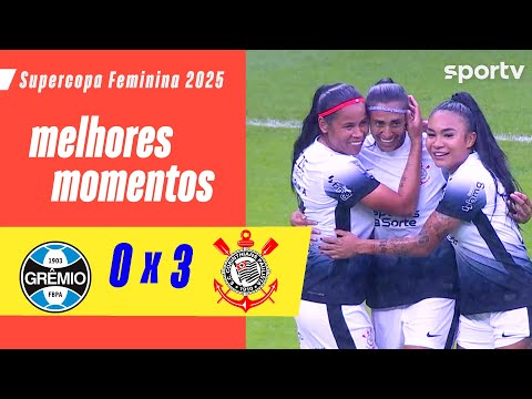Gols e lances de Grêmio x Corinthians