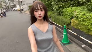 【ノーブラ散歩】原宿でしたら、、まさかの、、 【大学