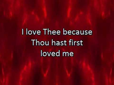 MY JESUS I LOVE THEE with Lyrics