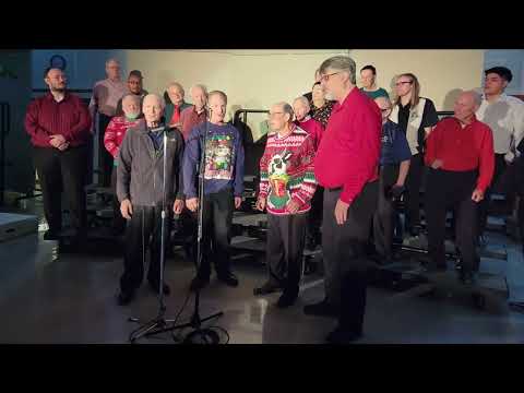 The Southern Comfort Quartet singing ‘Daddy Sang Bass’ at the Spirit of St. Louis Chorus Christmas Show 2025 in Hillsboro, MO.
