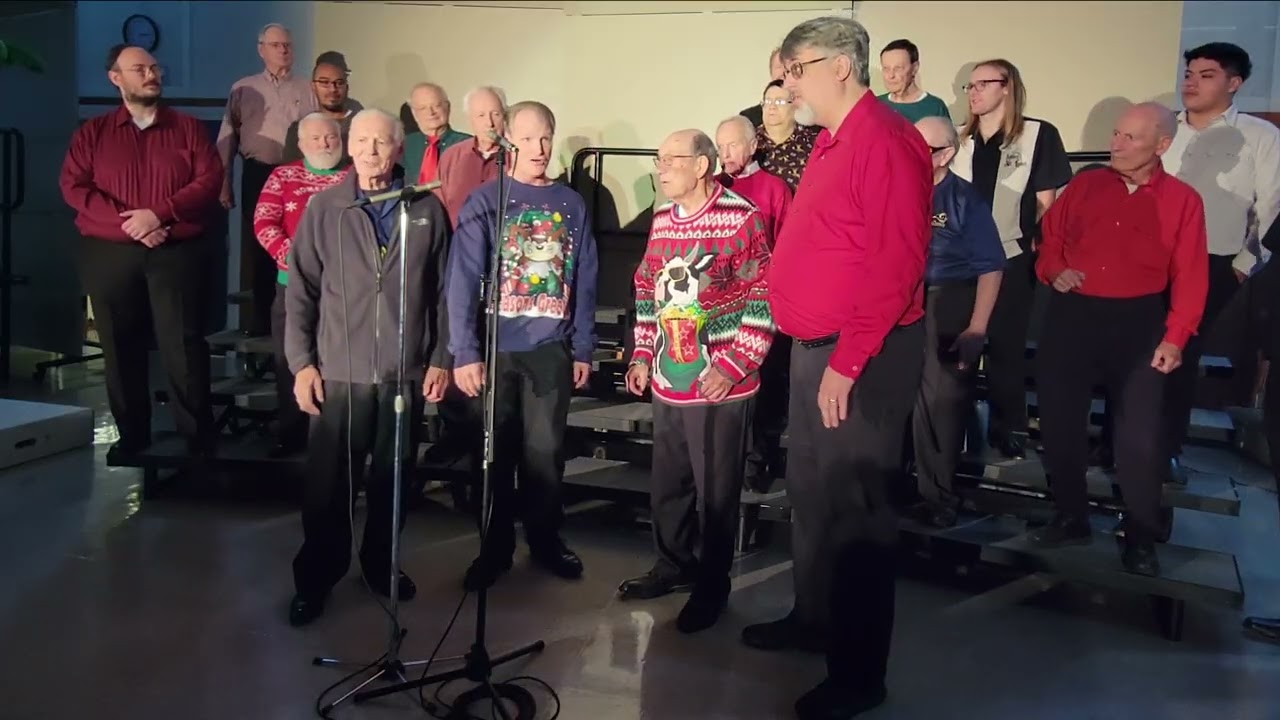 The Southern Comfort Quartet singing ‘Daddy Sang Bass’ at the Spirit of St. Louis Chorus Christmas Show 2025 in Hillsboro, MO.