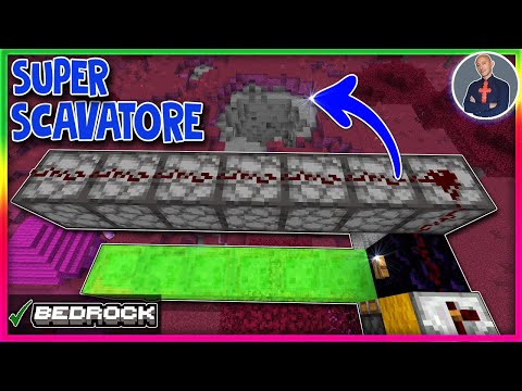 COME FARE UNO SCAVATORE SU MINECRAFT CON LA TNT (PS4 SWITCH XBOX PE BEDROCK PS5)