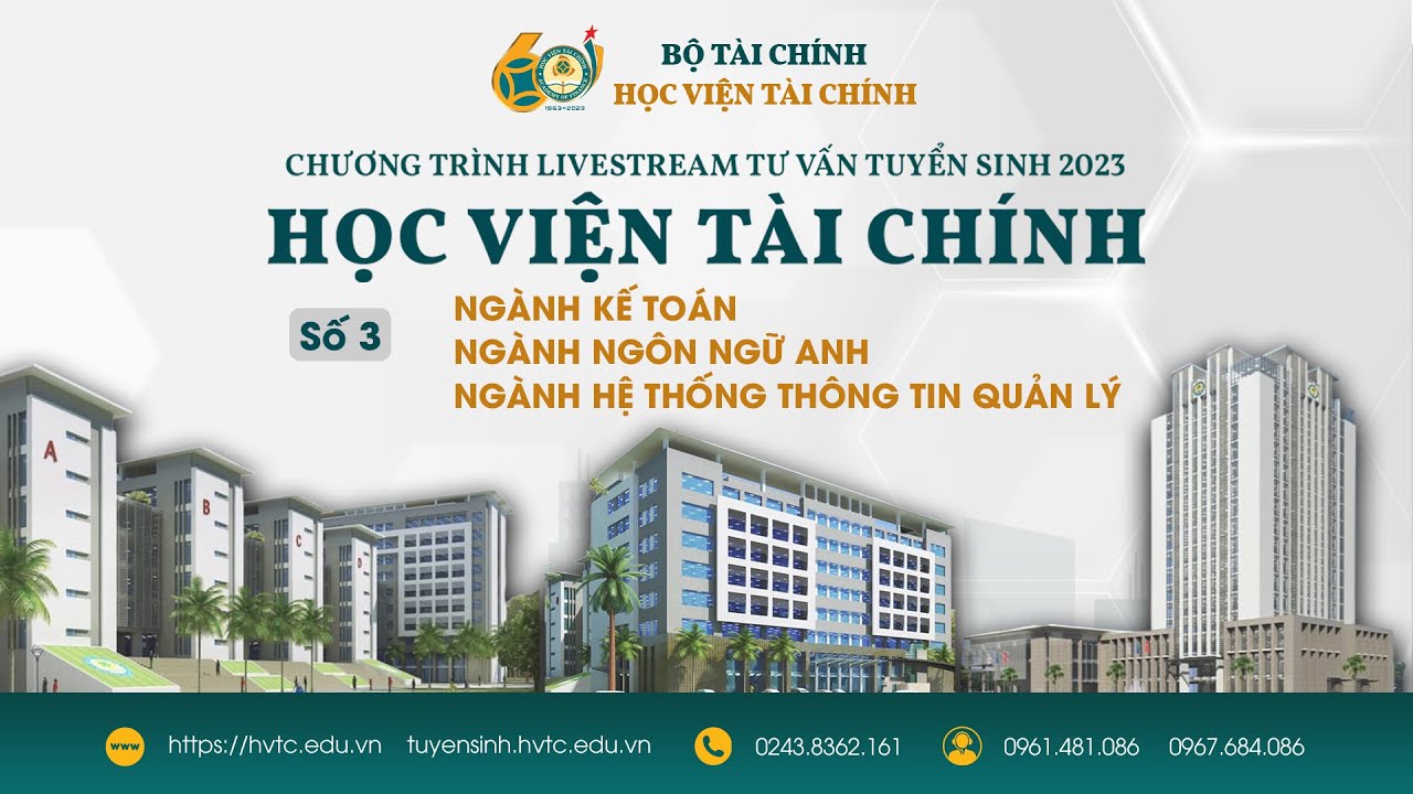 LIVESTREAM TVTS NGÀNH KẾ TOÁN, NGÔN NGỮ ANH, HỆ THỐNG THÔNG TIN QUẢN LÝ - [LIVESTREAM TVTS 2023]