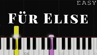 Download lagu Für Elise Beethoven EASY Piano Tutorial... mp3