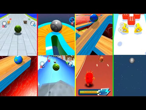 Mix   Raccing Ball vs Oddbods turbo run vs Going Balls vs Sky Rolling Ball vs Jelly run2048